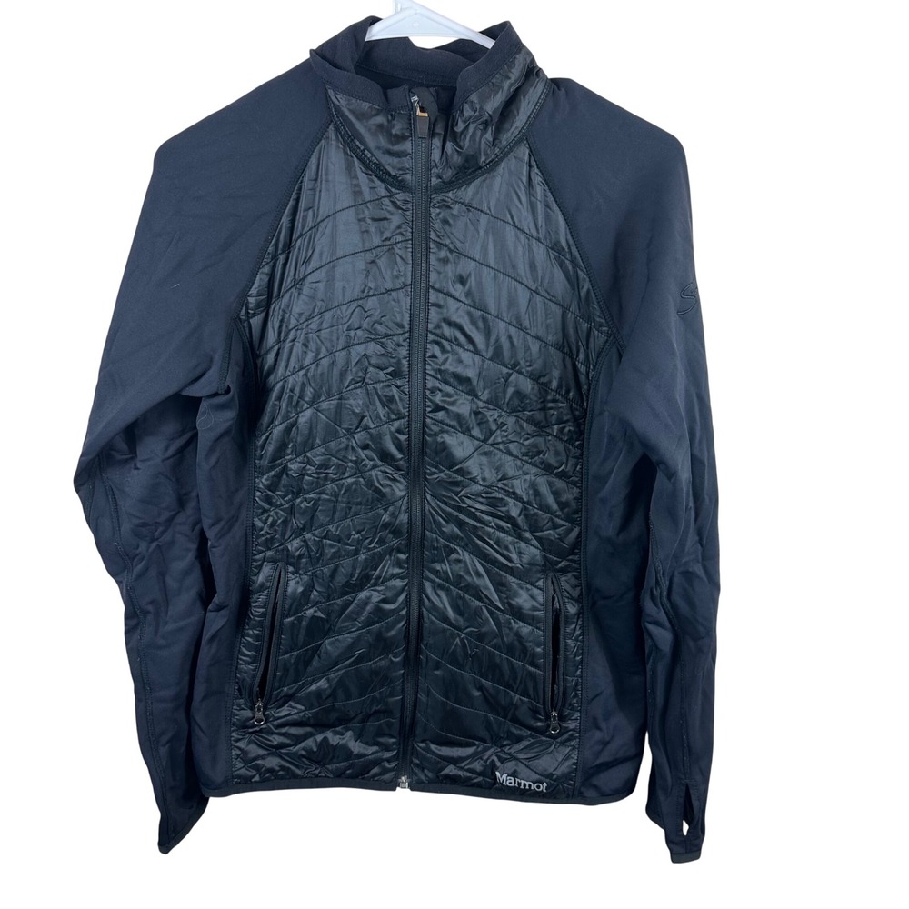 Marmot Variant Jacket Womens Medium Black Hybrid Insulated Zip‎ Outdoor Hiking